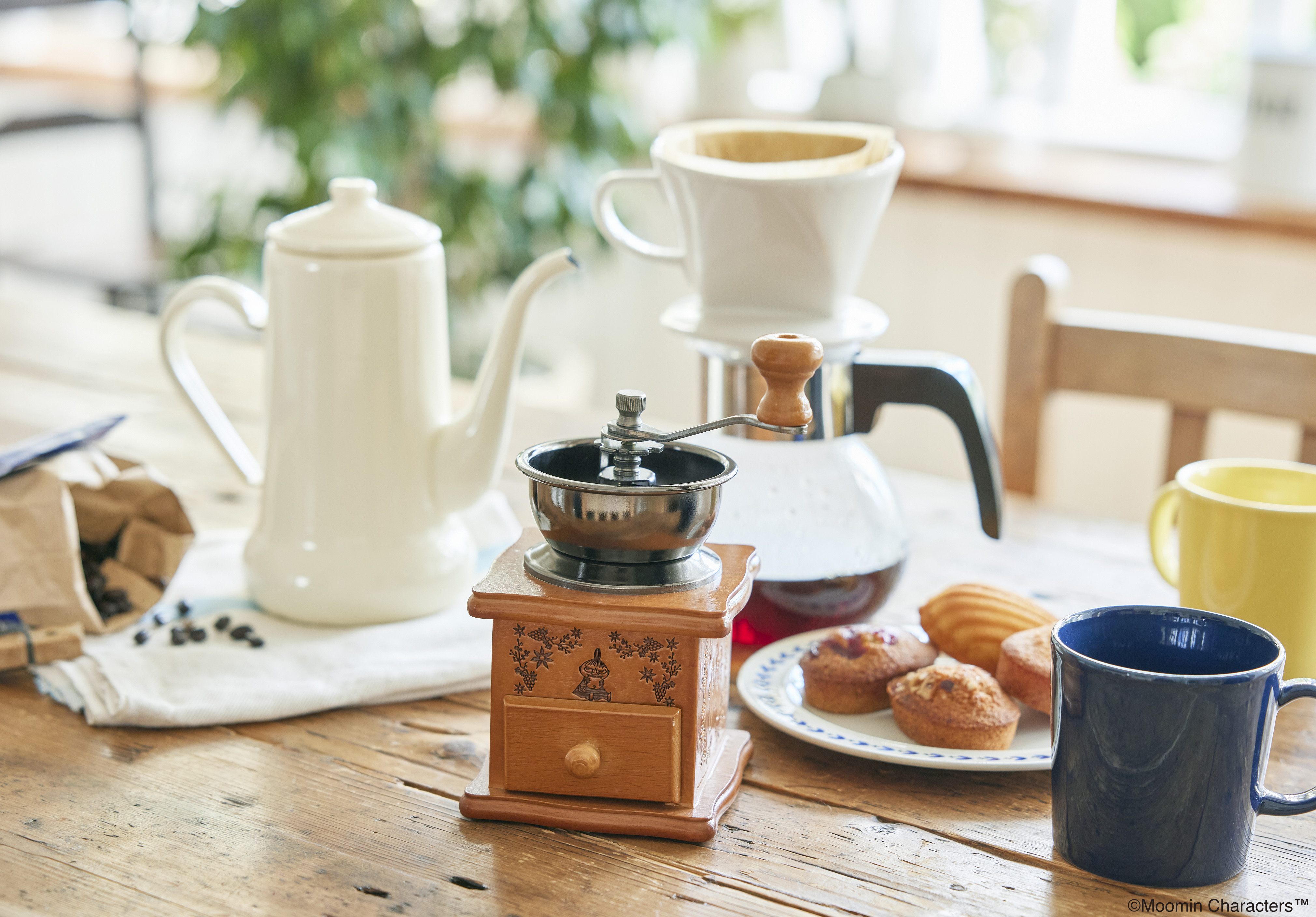 木のぬくもりが温かい♪ムーミンデザインの本格コーヒーミルが登場