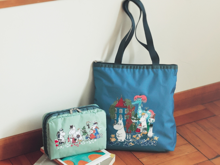 日本限定 新品 MOOMIN×LeSportsacコラボ TOTEリトルミイ-