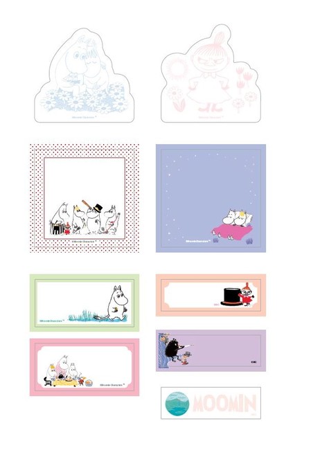 MOOMIN ふせん BOOK たのしいムーミン谷の世界 | ムーミン公式サイト