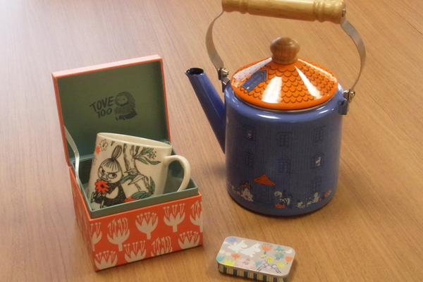 ムーミン　スナフキンマグカップ　缶付　Afternoon Tea限定2014年