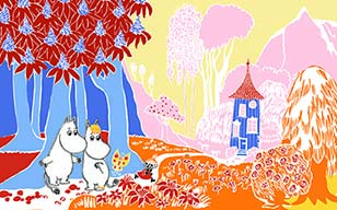 「Moominfamily's Songbook」彩色原稿