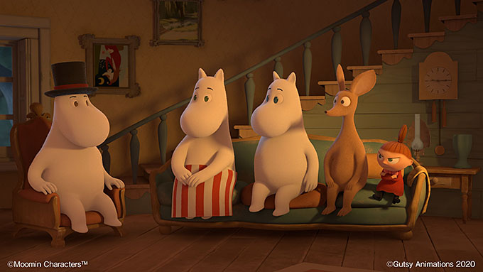 刺しゅうキット 『毛糸紙刺しゅうでつくるMOOMIN ムーミン一家と
