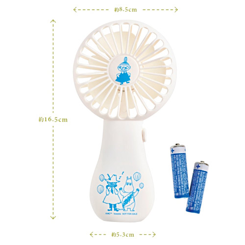 ハンディファン ムーミン 扇風機 - 冷暖房/空調