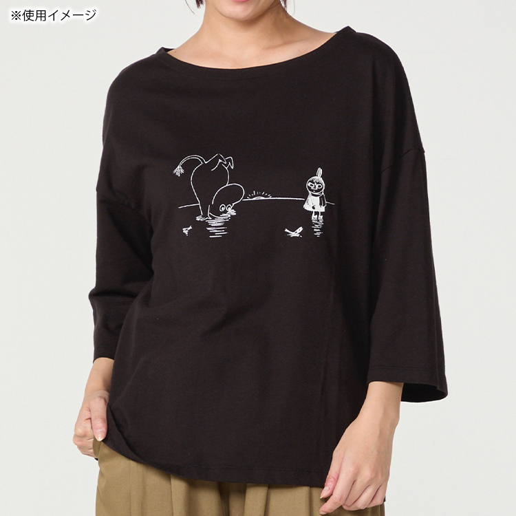 PeopleTree オーガニックコットン ビッグTシャツ（ムーミンとリトルミイ）