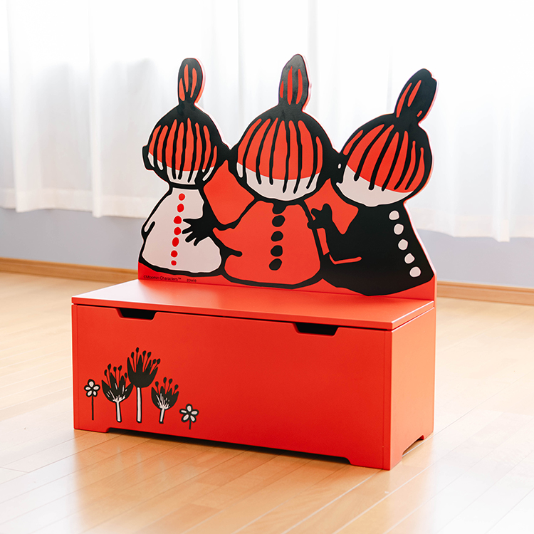 木製BOXベンチ（リトルミイのきょうだいたち）【公式限定】