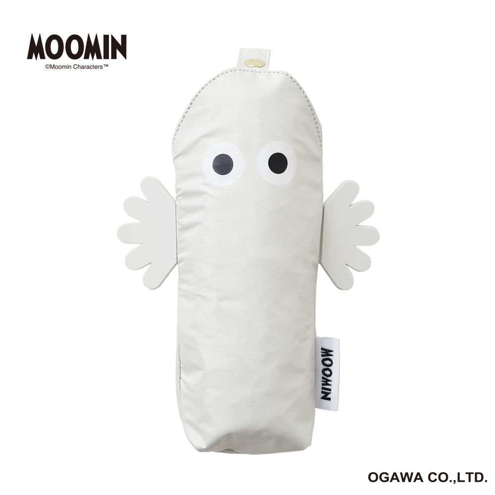 晴雨兼用 コンパクト折畳傘（ニョロニョロ/ホワイト）