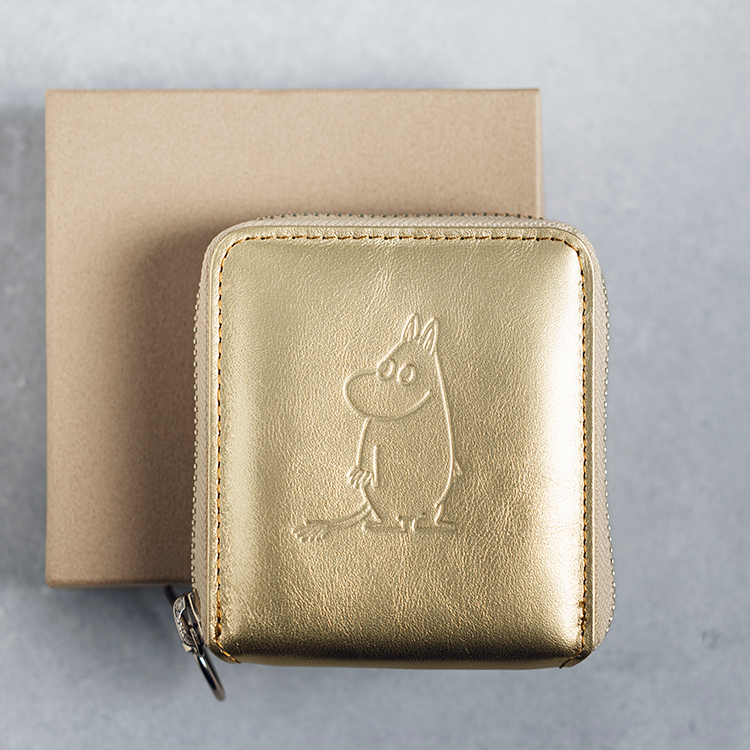 TONE ROUND WALLET M（ゴールドムーミン）【公式限定】