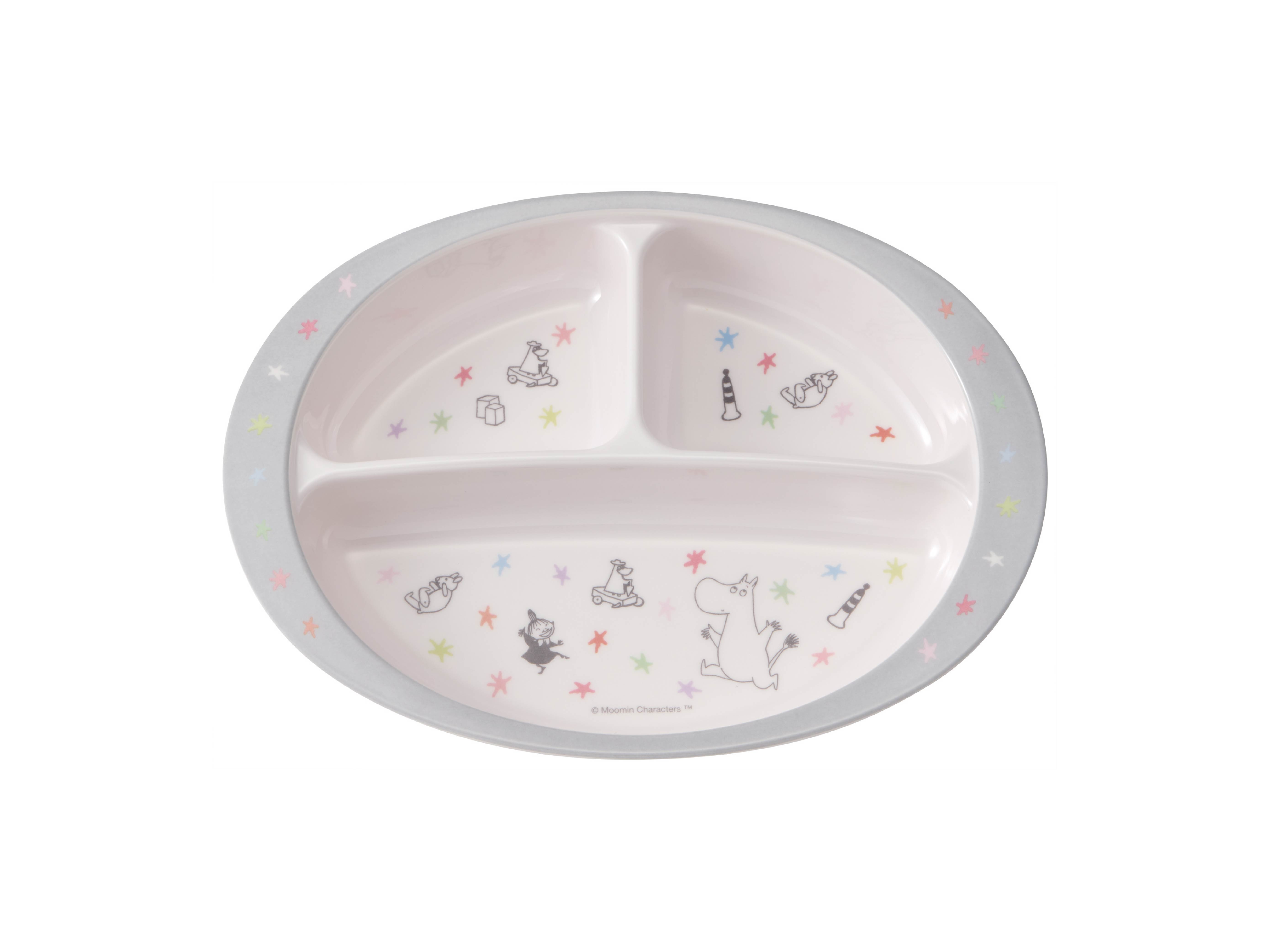 メラミン製ランチプレート（MOOMINBABY/星）