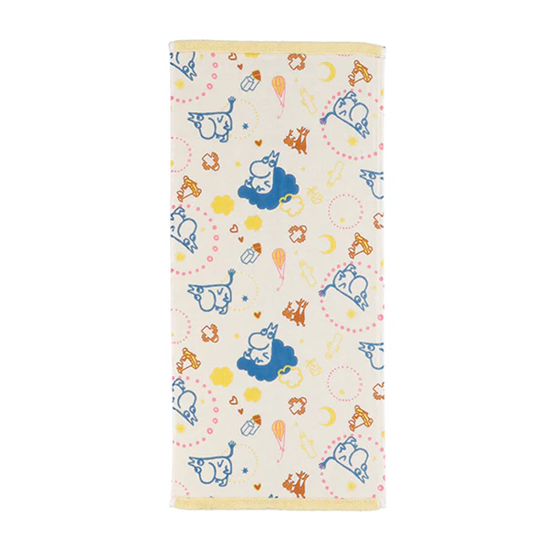MOOMIN BABY フェイスタオル（空で遊ぶ）