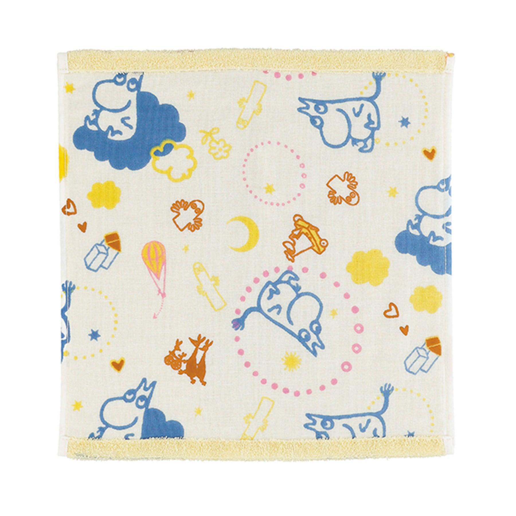 MOOMIN BABY ハンドタオル（空で遊ぶ）