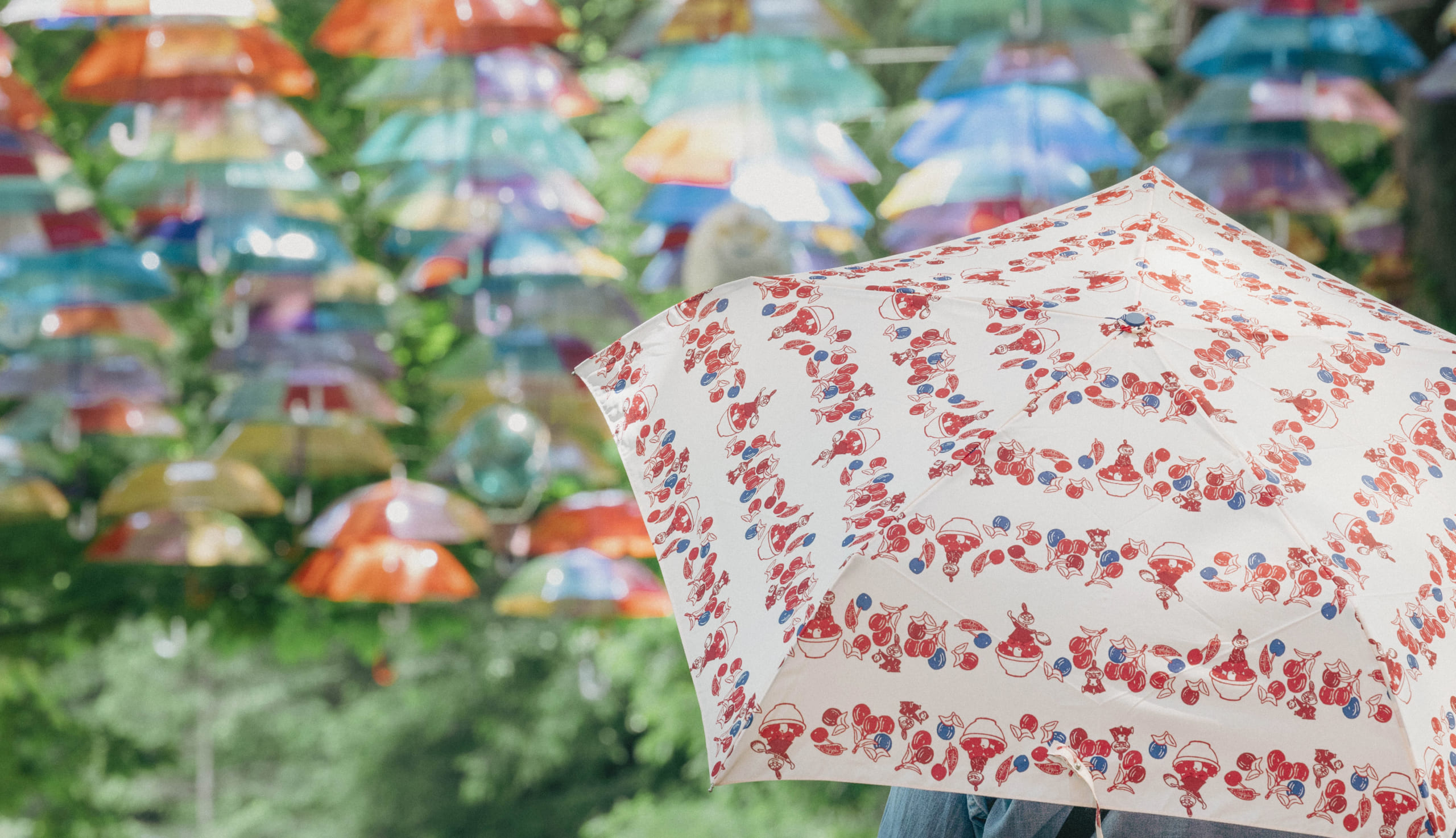 雨の日もムーミンと楽しく♪便利な折りたたみ傘 | ムーミン公式サイト