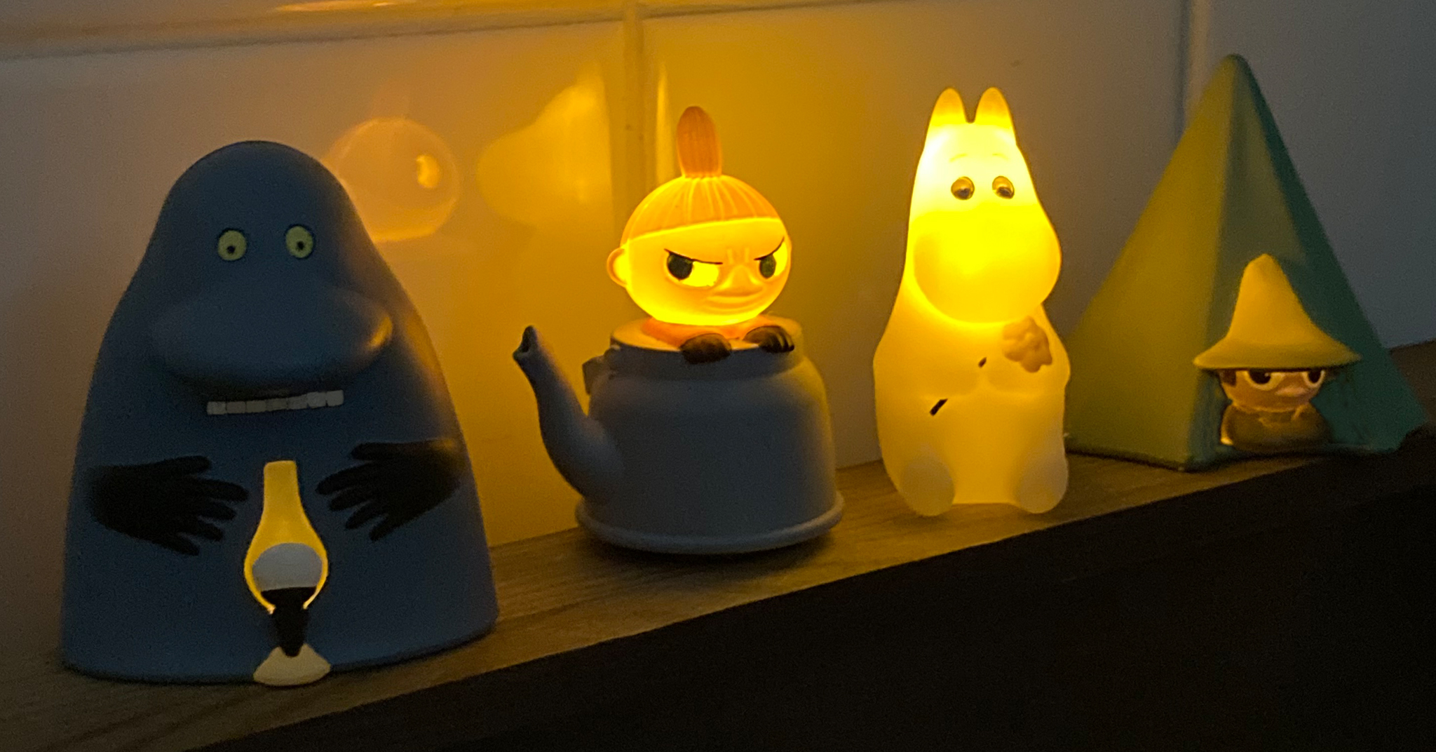 ムーミンたちがLEDでほんわか光る！ MOOMIN ミニチュアランプ Part2